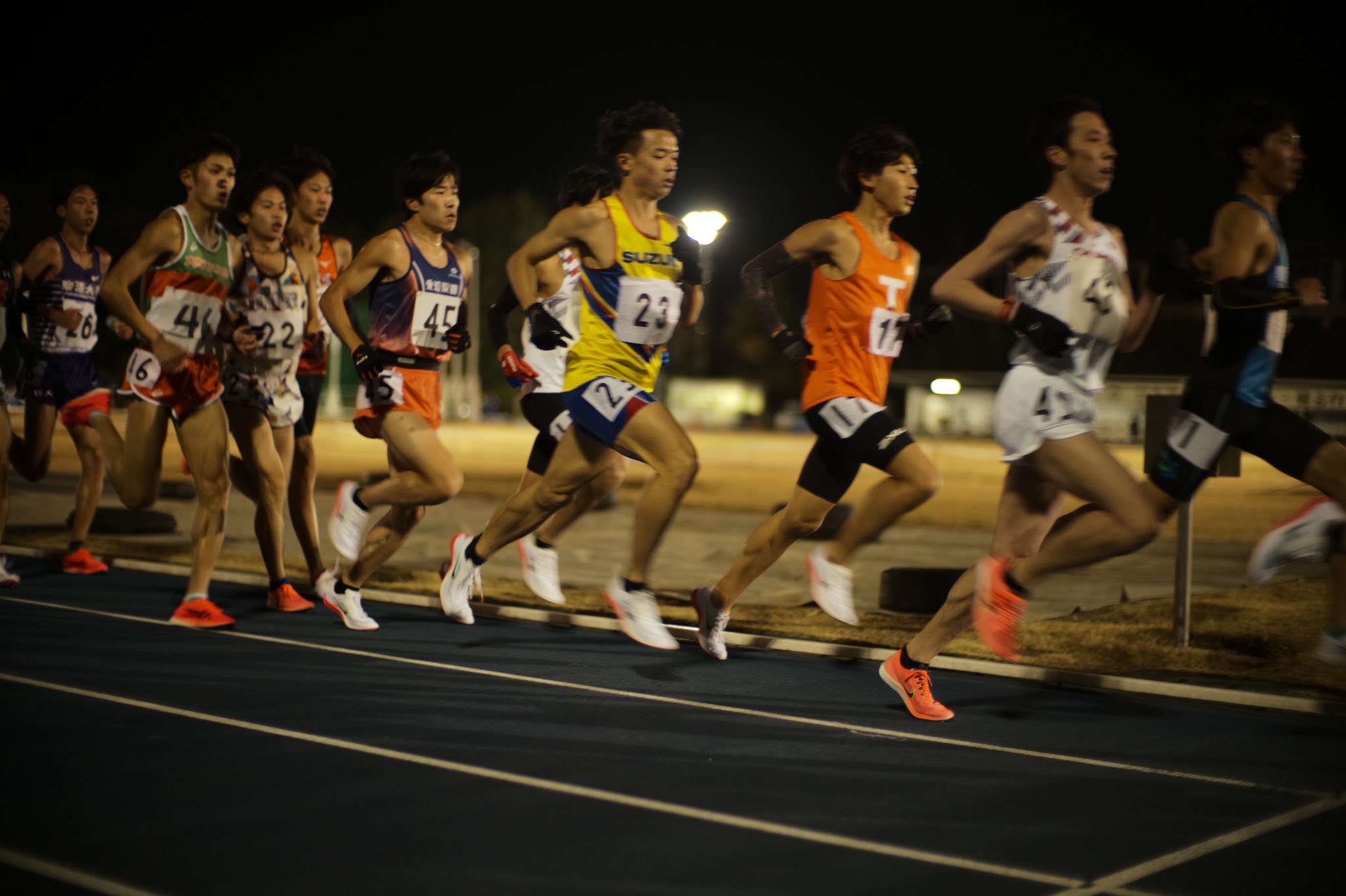 写真：第293回日本体育大学長距離競技会(12/4、5)