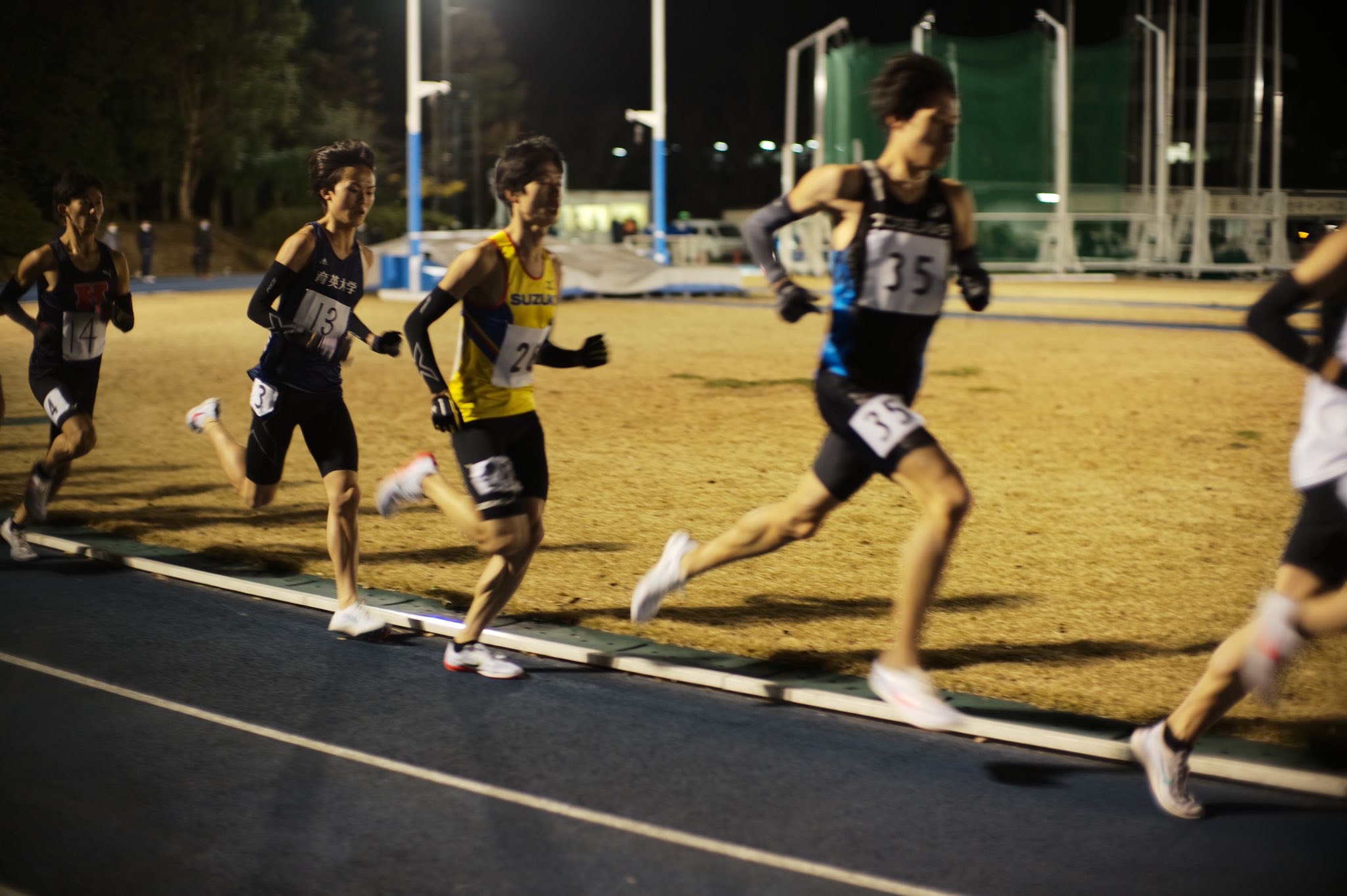 写真：第293回日本体育大学長距離競技会(12/4、5)