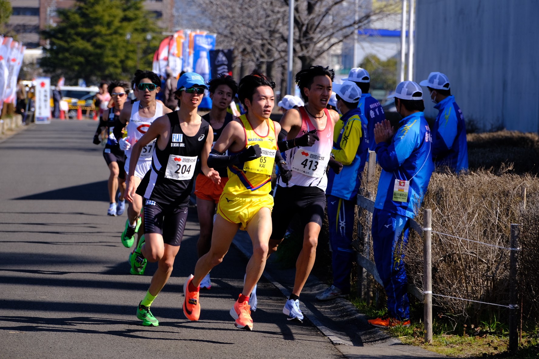 写真：第75回 香川丸亀国際ハーフマラソン