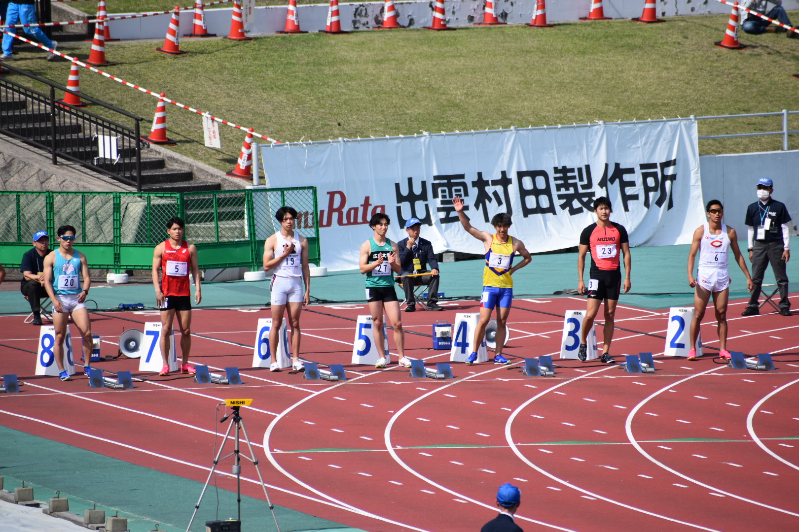 写真：日本GP 出雲陸上 YOSHIOKAスプリント 世界リレー代表選考会