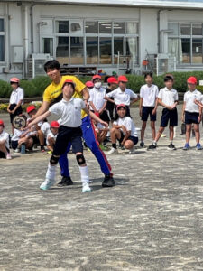 【日本選手権混成】大会前イベント 学校訪問