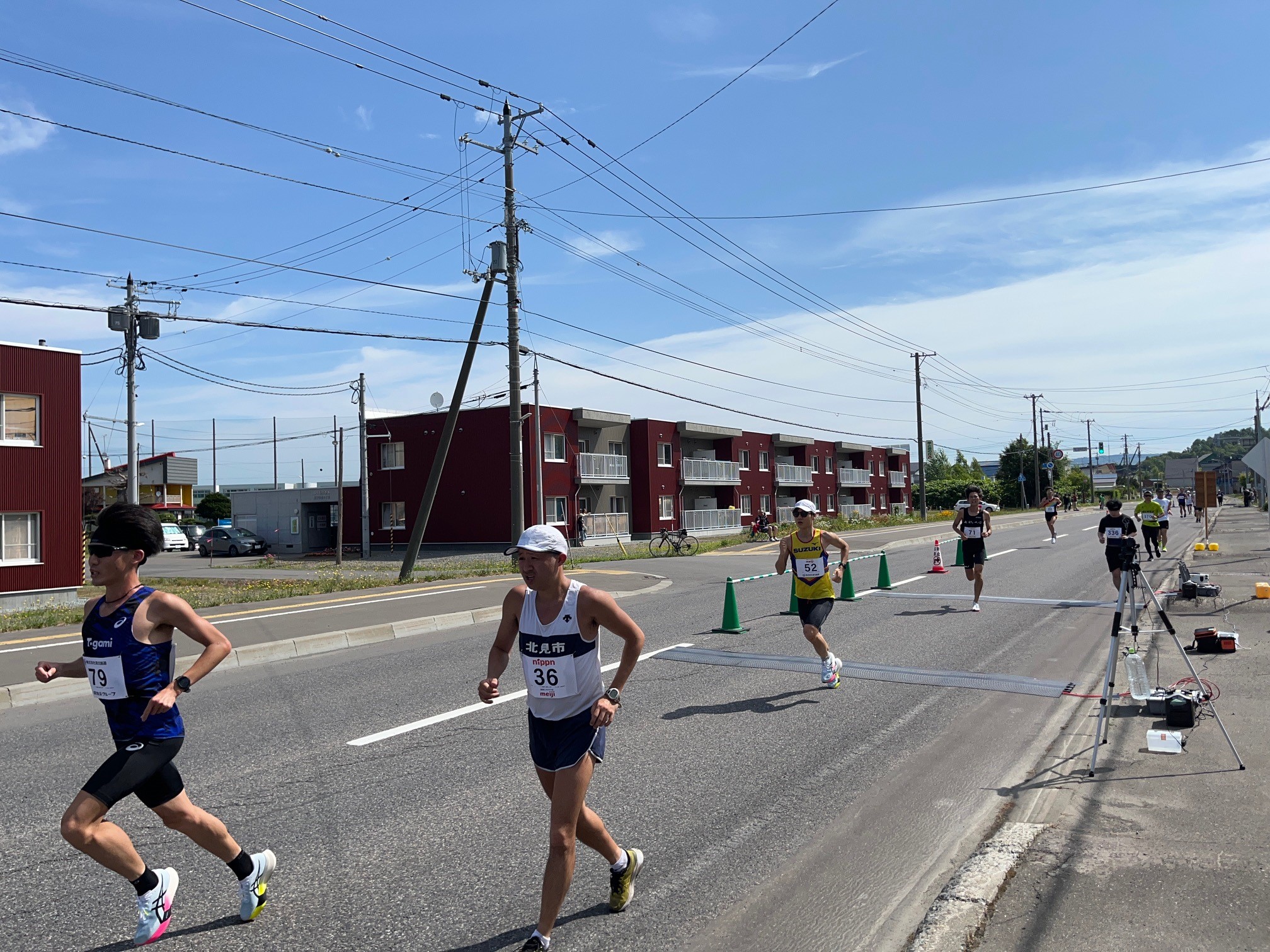 写真：第38回サフォークランド 士別ハーフマラソン大会